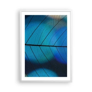 Poster în ramă albă - Construcție de finețe - 50x70 cm