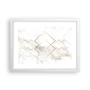 Poster în ramă albă - Vedere spre infinit - 40x30 cm