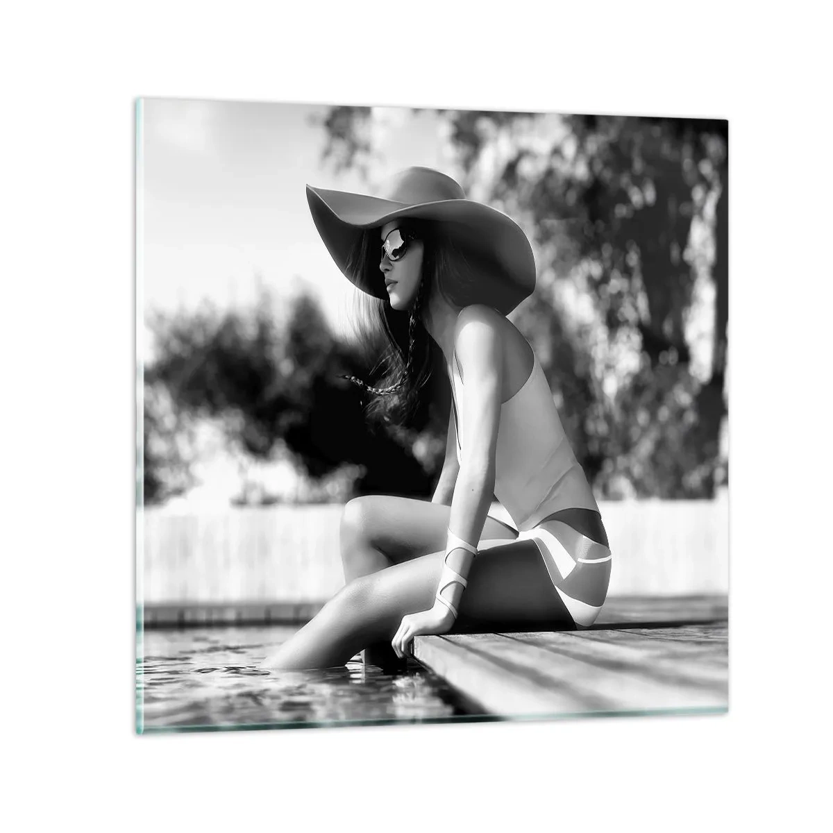 Tablou pe sticlă - Vis de vară - 40x40 cm