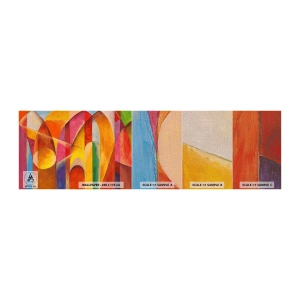 Mostră tapet Premium Canvas - Catedrala Soarelui - Abstracția, Bucată, Artă Modernă - 100x30 cm