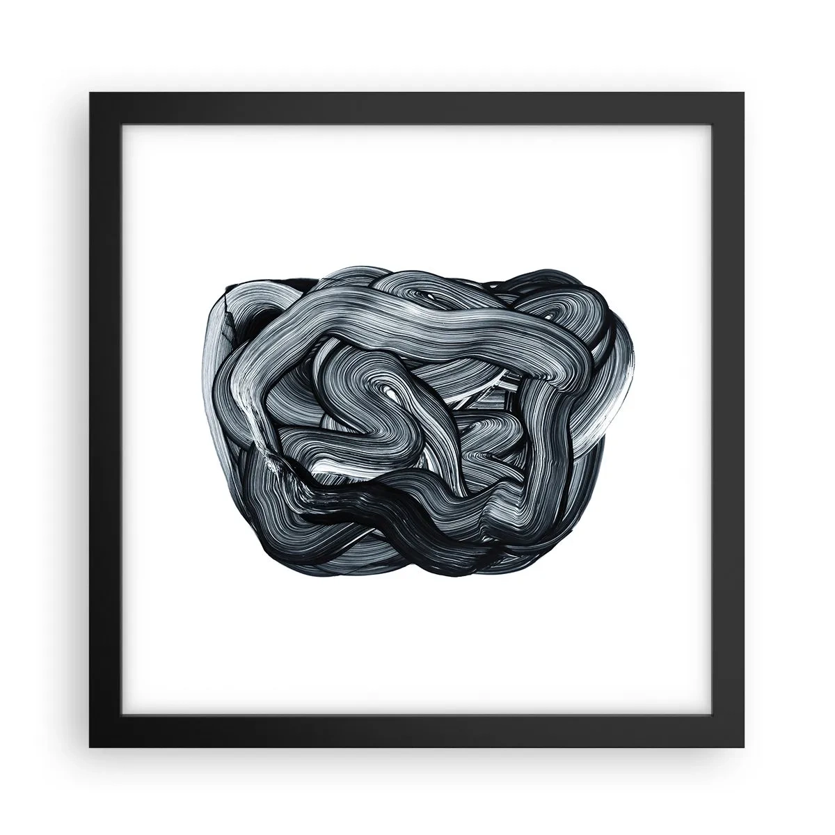 Poster în ramă neagră - Nu este atât de simplu - 30x30 cm