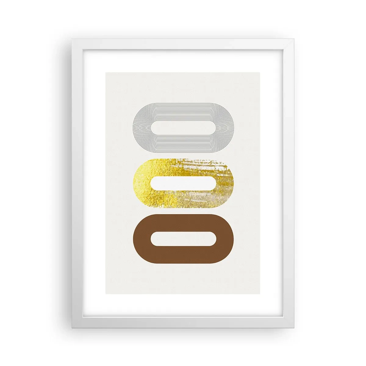 Poster în ramă albă - Ooo! - 30x40 cm