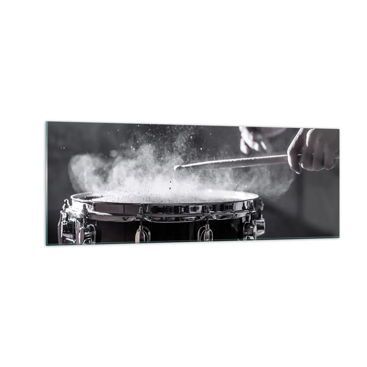 Tablou pe sticlă - Pulsul muzicii - 140x50 cm