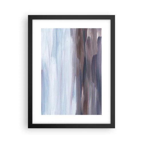 Poster în ramă neagră - Elemente: apă - 30x40 cm