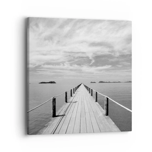 Tablou pe pânză - Ce zici de o călătorie... - 40x40 cm