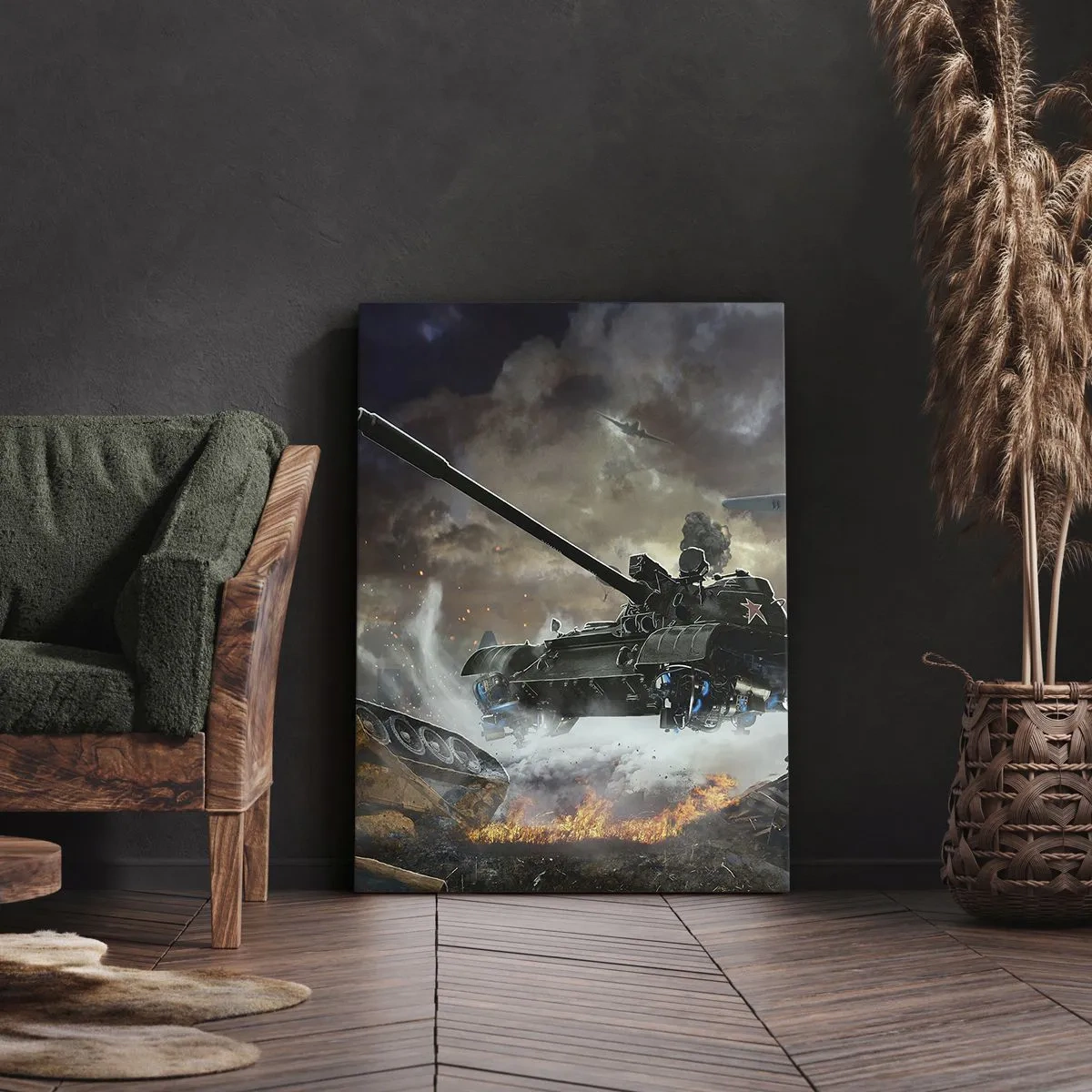 Tablou pe pânză - Bătălia este teribilă și frumoasă - 50x70 cm