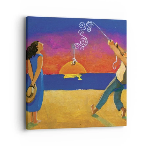 Tablou pe pânză - Mai mult decât o stea din cer - 40x40 cm