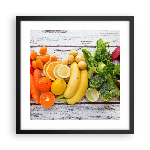 Poster în ramă neagră - Nu este de ajuns? - 40x40 cm