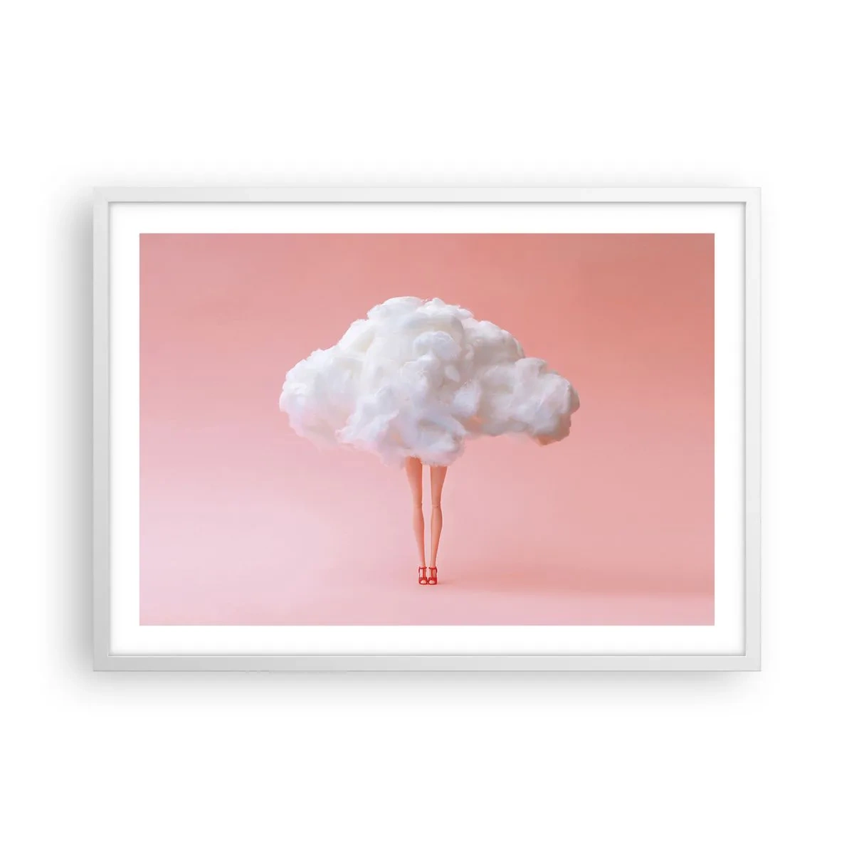 Poster în ramă albă - Dulce promisiune - 70x50 cm