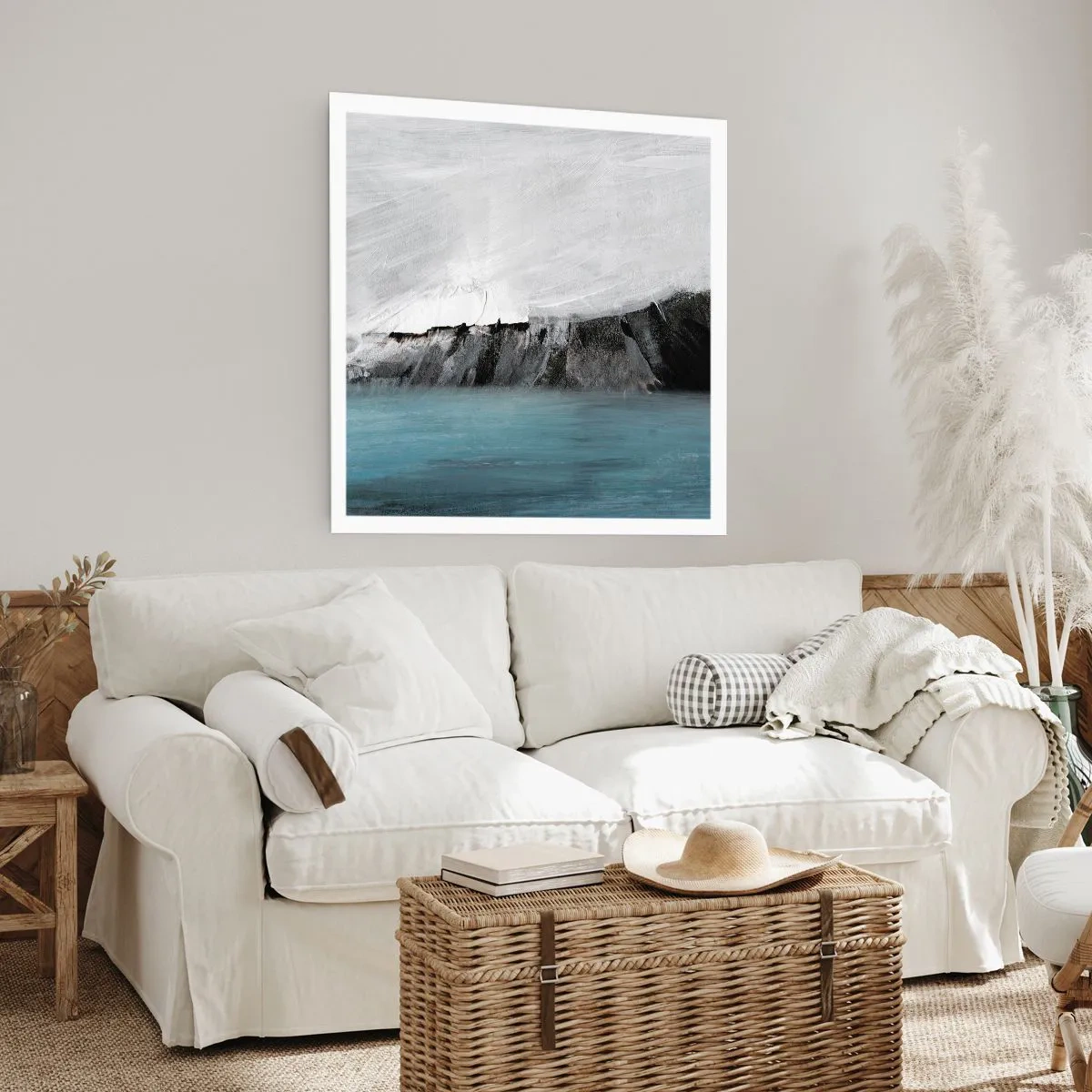 Poster - Apă - pământ: lupta elementelor - 30x30 cm