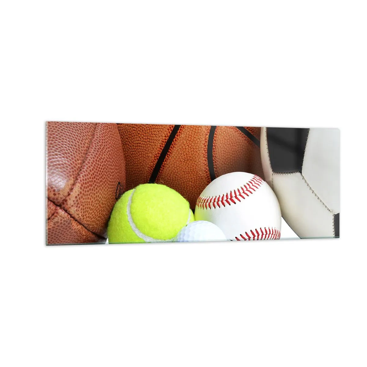 Tablou pe sticlă - Ne leagă mingea! - 140x50 cm