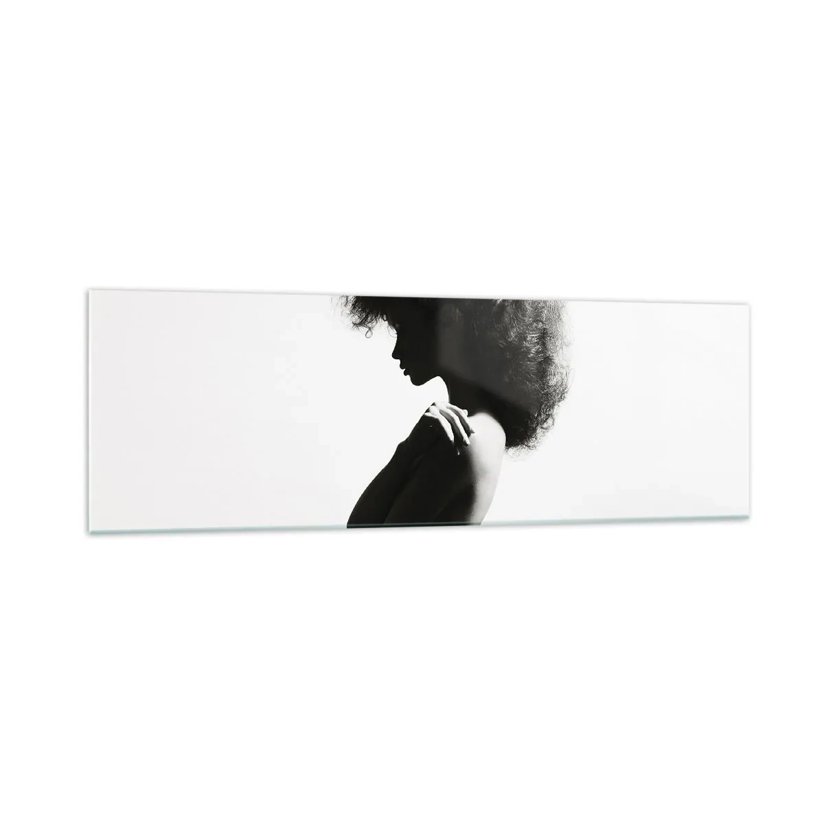 Tablou pe sticlă - Ca o floare pe o tulpină subțire - 160x50 cm
