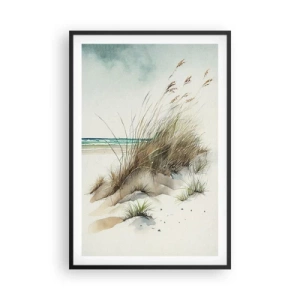 Poster în ramă neagră - Înfășurate în nisip - 61x91 cm
