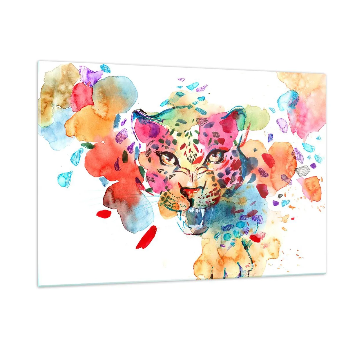 Tablou pe sticlă - Frumoasa și bestia - 120x80 cm