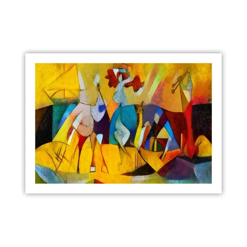 Poster - Soare - viață - bucurie - 70x50 cm