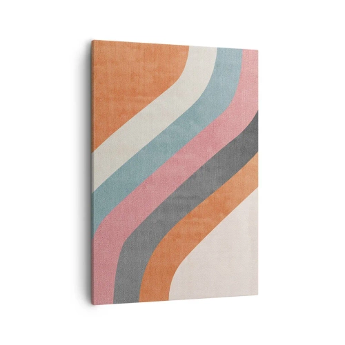 Tablou pe pânză - Compoziție diagonală - mișcare - 50x70 cm