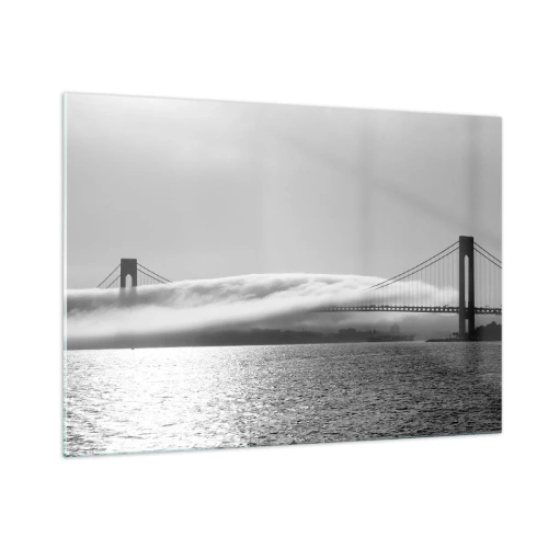 Tablou pe sticlă - Să trecem prin Golden Gate - 100x70 cm