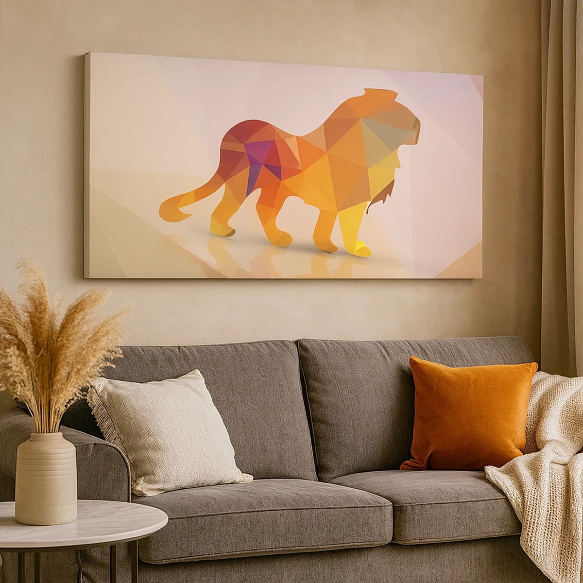 Tablou pe pânză - Regele diamantat - 30x30 cm