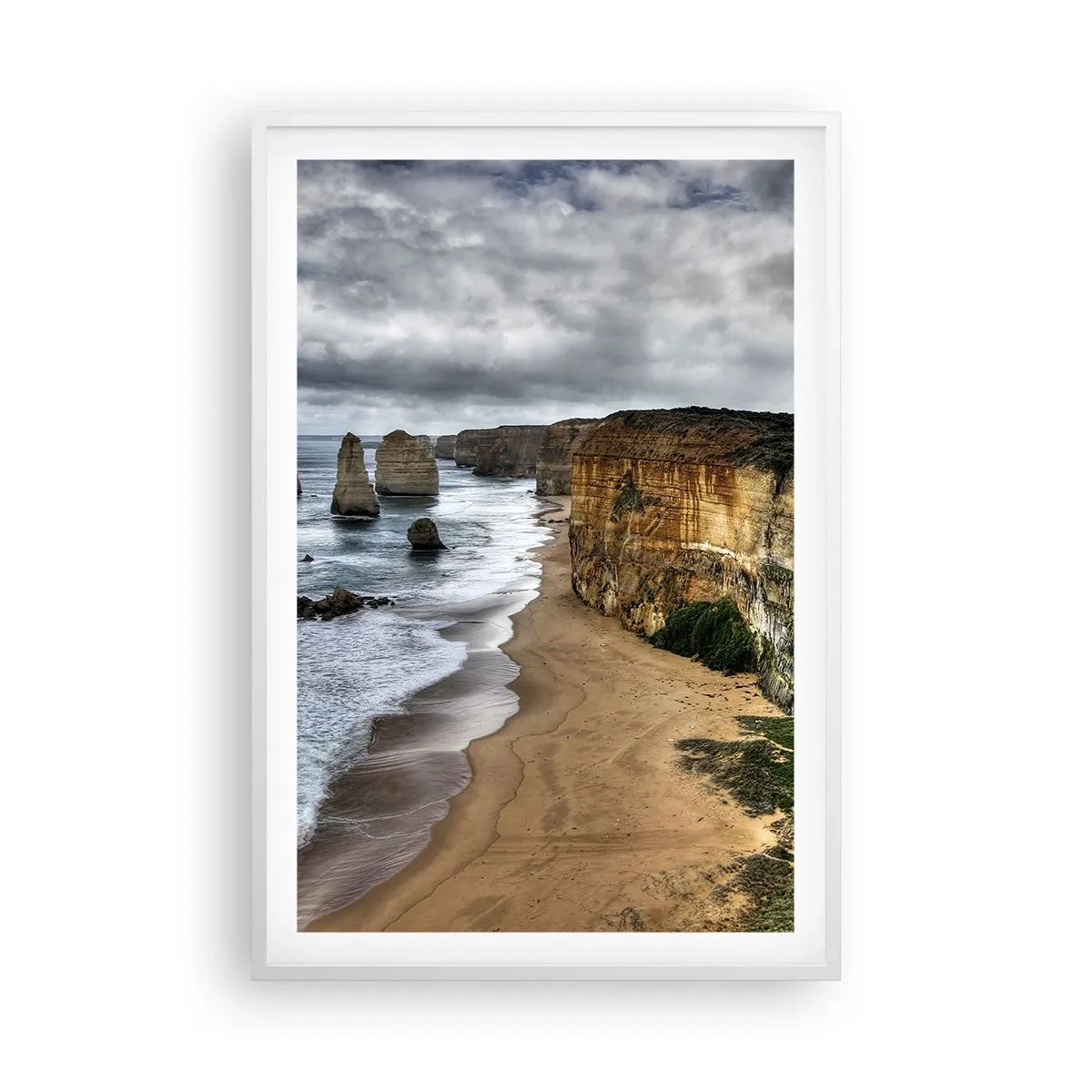 Poster în ramă albă - Frumusețe brută - 61x91 cm