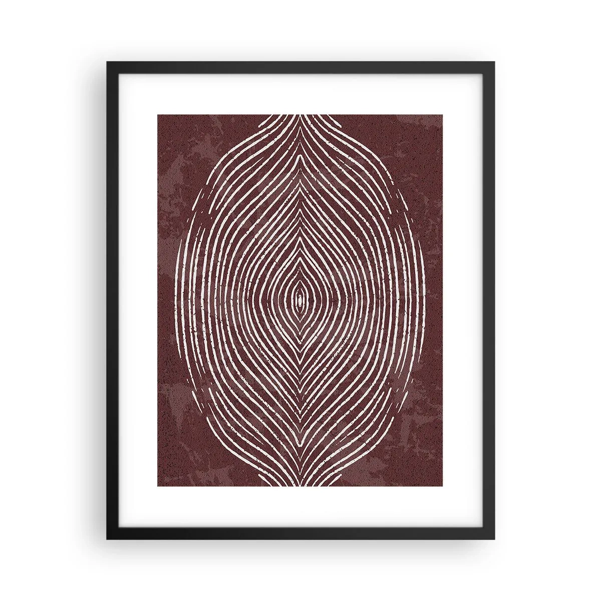 Poster în ramă neagră - Spațiul vorbește - 40x50 cm