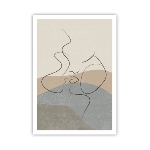 Poster - Ca o atingere de pensulă - 70x100 cm