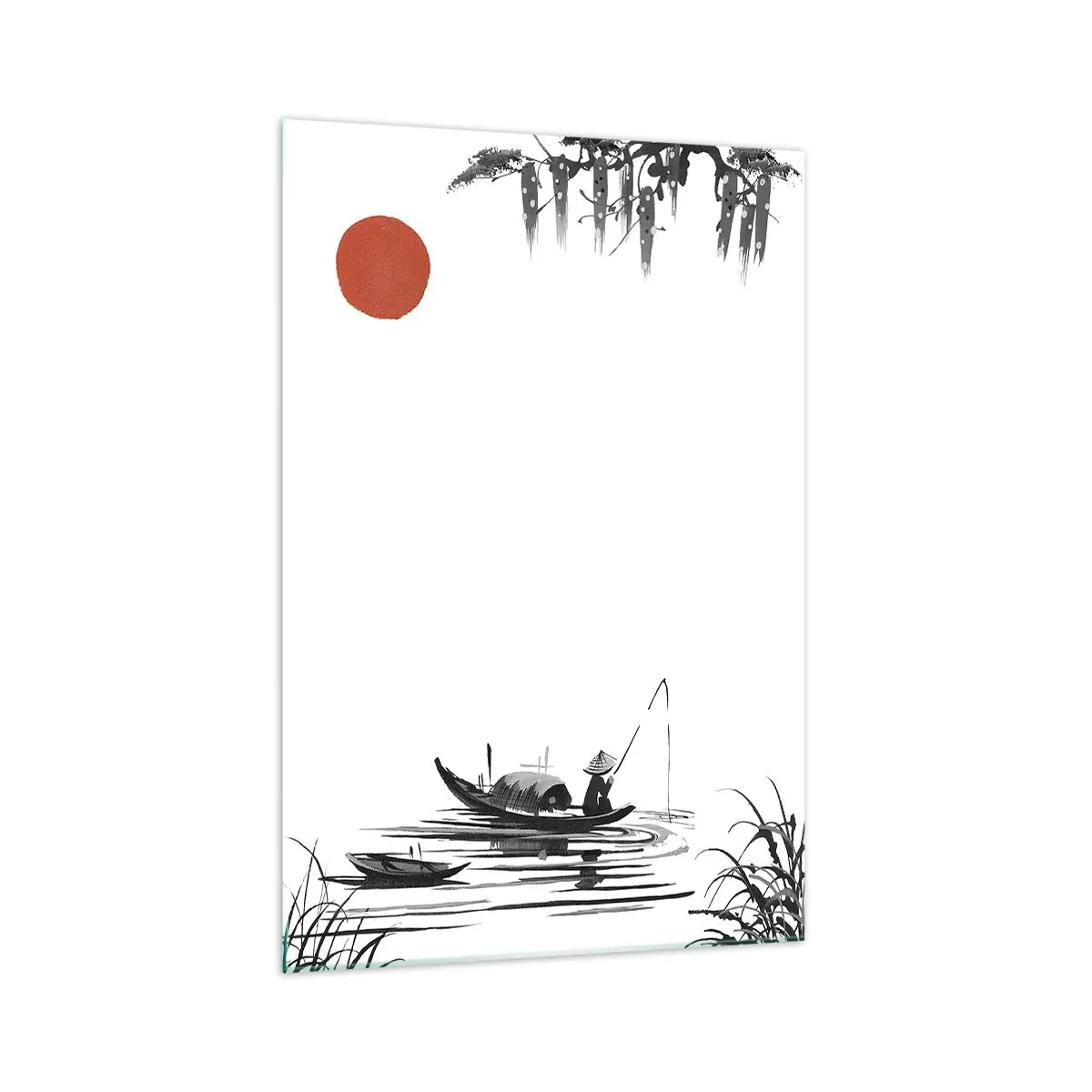 Tablou pe sticlă - O după-amiază asiatică - 70x100 cm