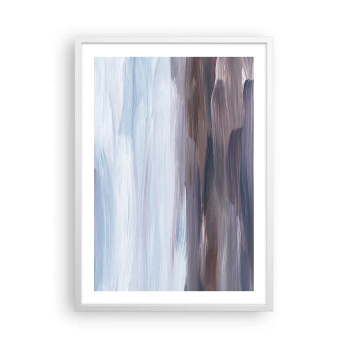 Poster în ramă albă - Elemente: apă - 50x70 cm