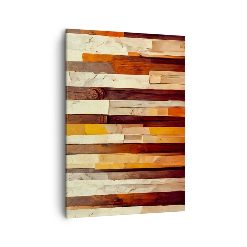 Tablou pe pânză - Imnul copacilor din pădure - 50x70 cm