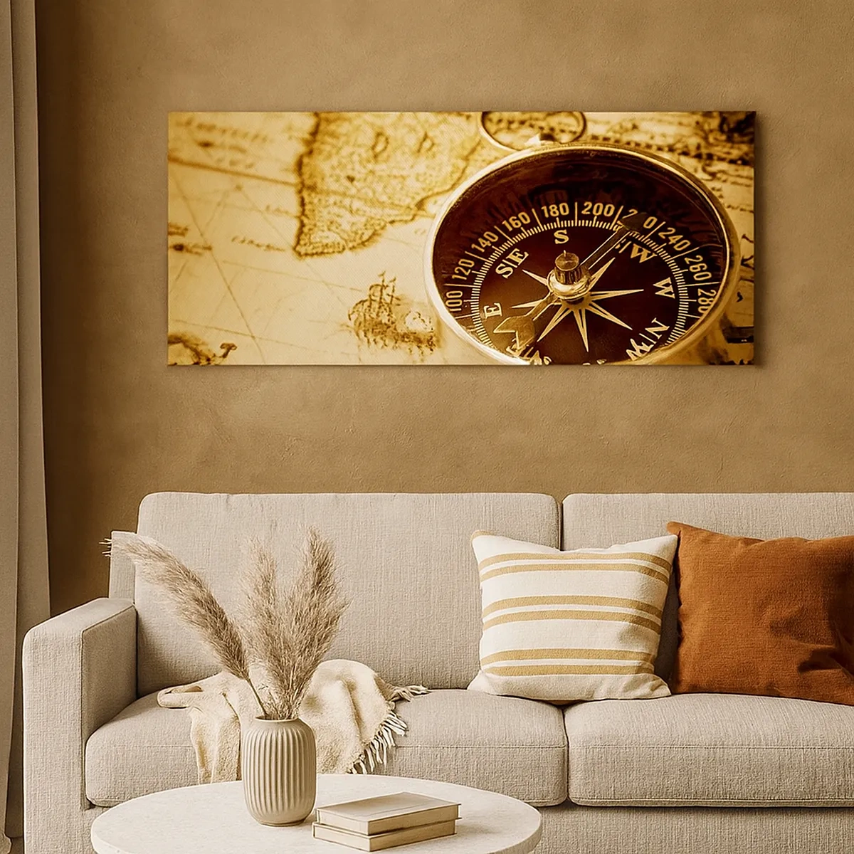 Tablou pe pânză - Est sau vest? - 30x30 cm