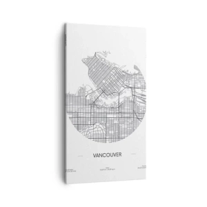 Tablou pe pânză - Anatomia Vacouverului - 45x80 cm