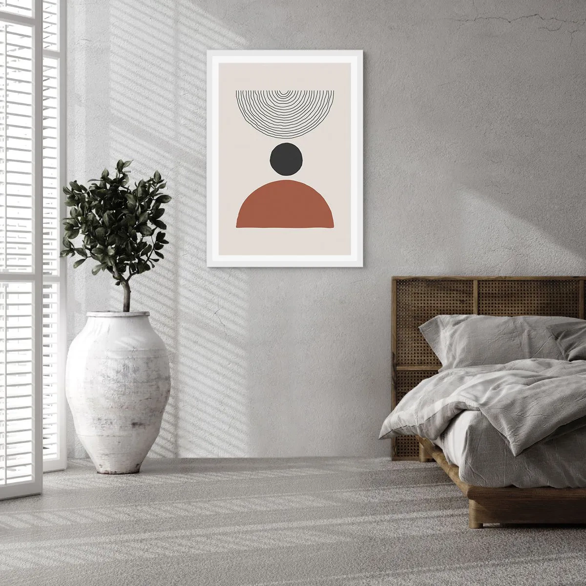 Poster în ramă albă - În centrul atenției - 61x91 cm