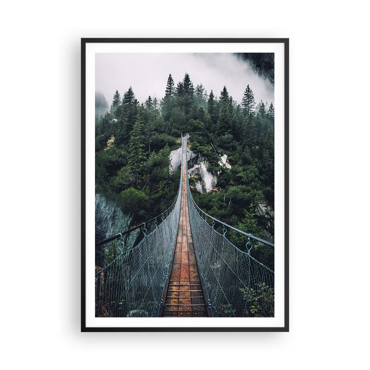 Poster în ramă neagră - Numai pentru vulturi - 70x100 cm