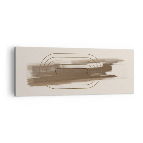 Tablou pe pânză - O adiere de gri - 140x50 cm