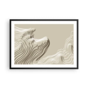 Poster în ramă neagră - Topografia artei - 70x50 cm