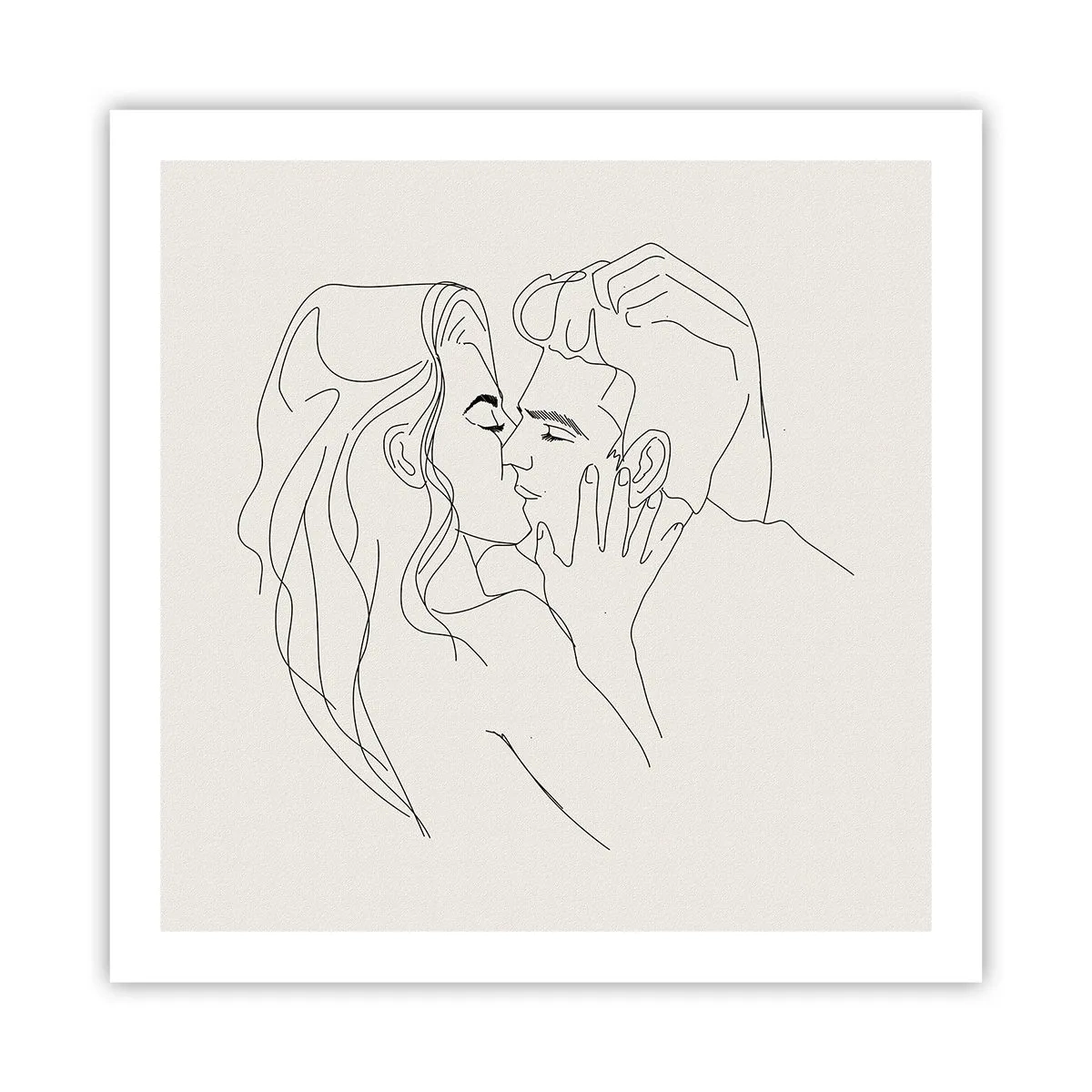 Poster - Încurcați în sentimente - 60x60 cm