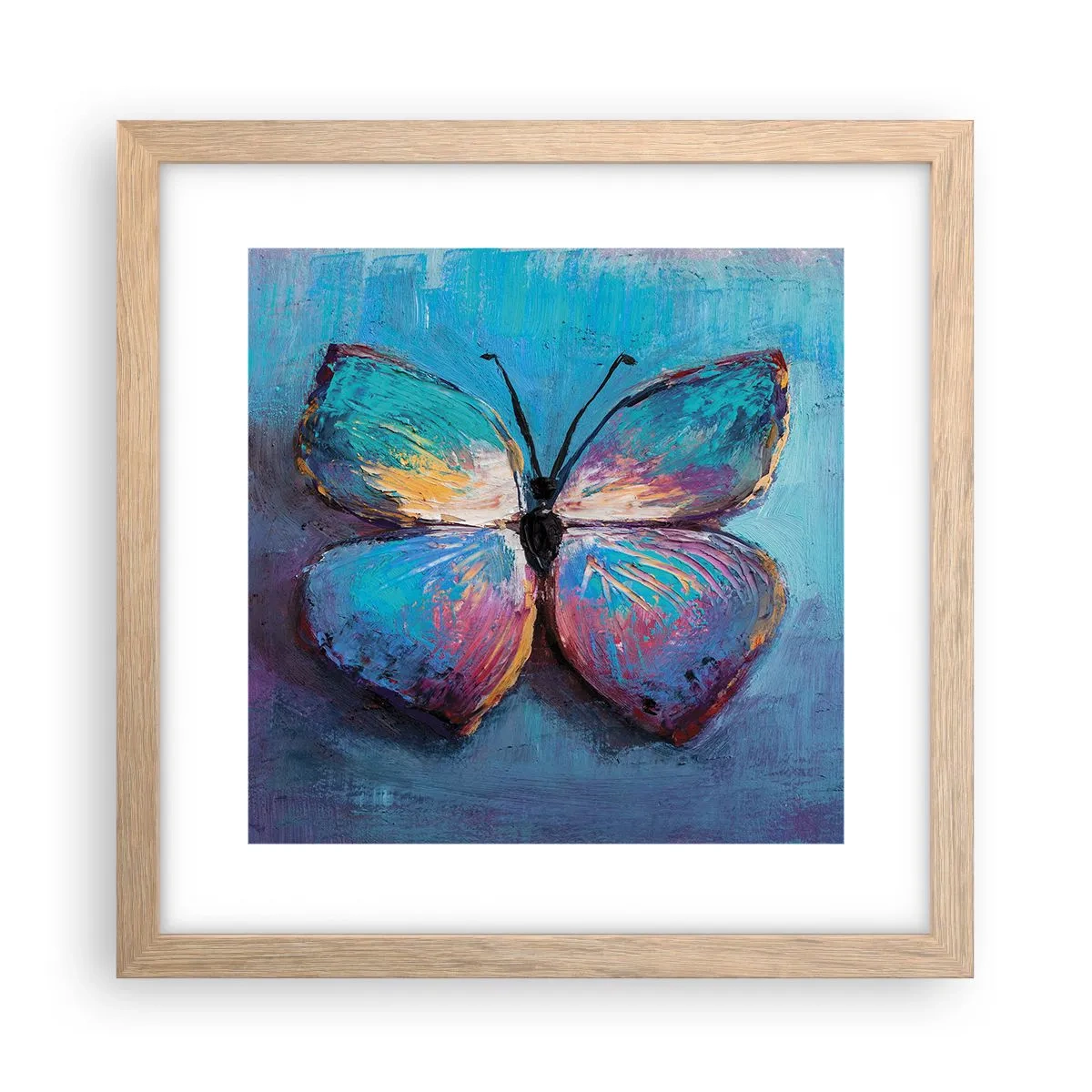 Poster în ramă de stejar deschis - În plină glorie - 30x30 cm