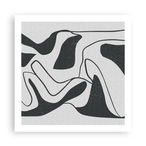 Poster - Distracție abstractă în labirint - 60x60 cm