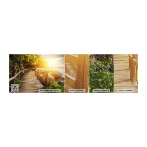 Mostră tapet Premium Canvas - O altă curbă, o altă minune - Peisaj, Promenada de pe litoral, Mare - 100x30 cm