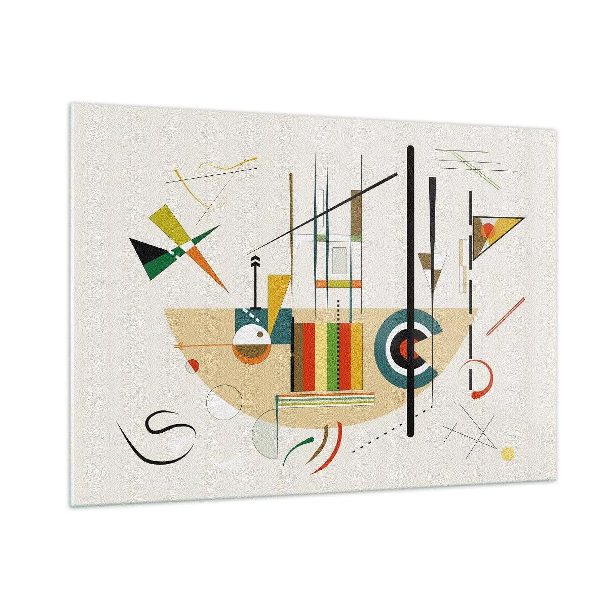 Tablou pe sticlă - Și lumea râde - 100x70 cm