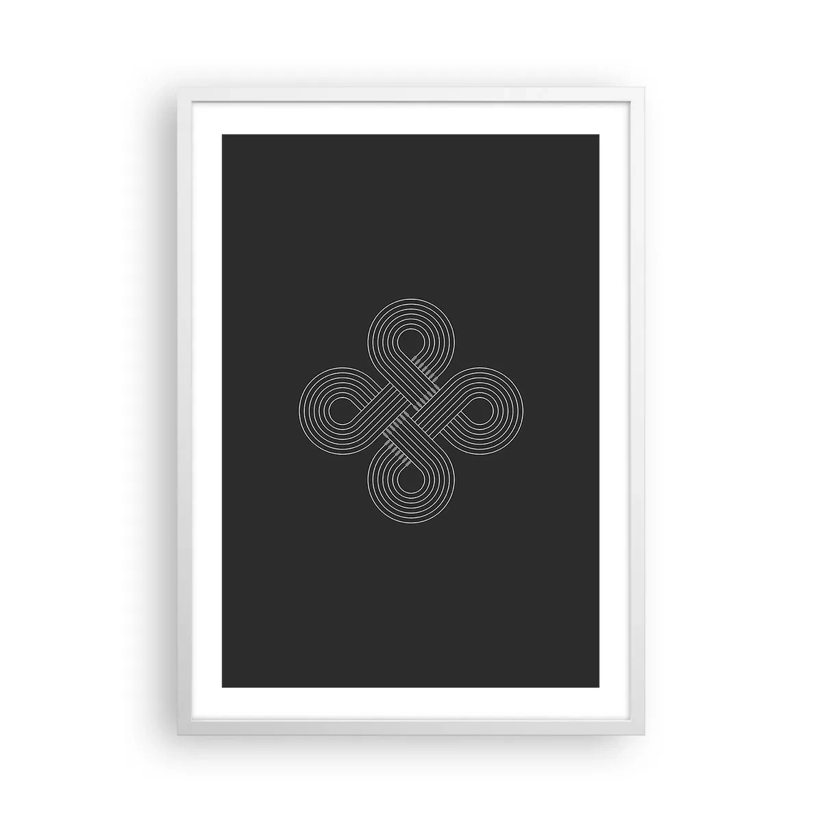 Poster în ramă albă - În spirit celtic - 50x70 cm