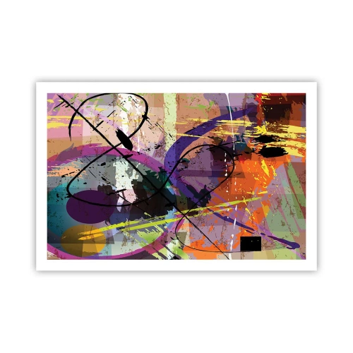 Poster - Poate fi drept sau de jur împrejur - 91x61 cm