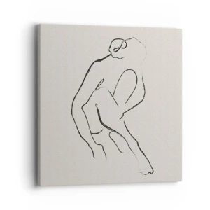 Tablou pe pânză - Schiță intimă - 40x40 cm