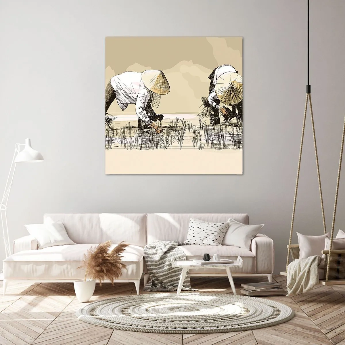Tablou pe pânză - O recoltă reușită - 50x50 cm