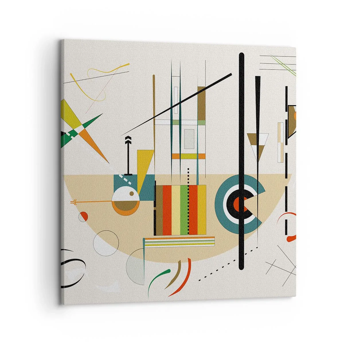 Tablou pe pânză - Și lumea râde - 50x50 cm