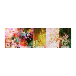 Mostră tapet Premium Canvas - O călătorie prin roz - Abstracția, Bucată, Grafică - 100x30 cm