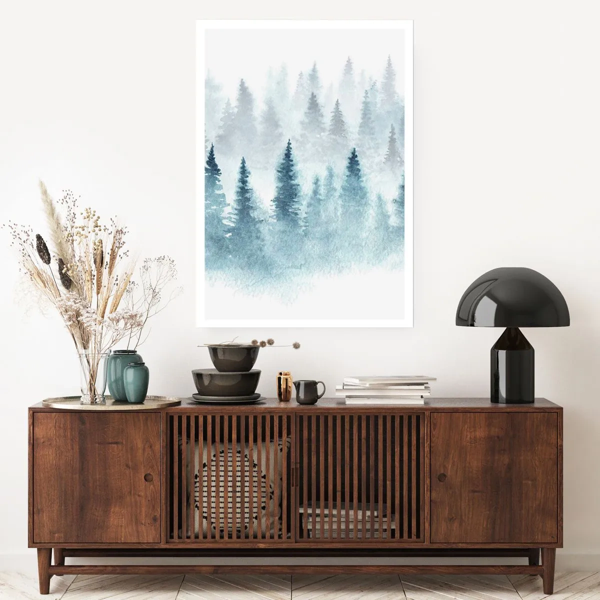 Poster - Înfășurate în ceață - 70x100 cm