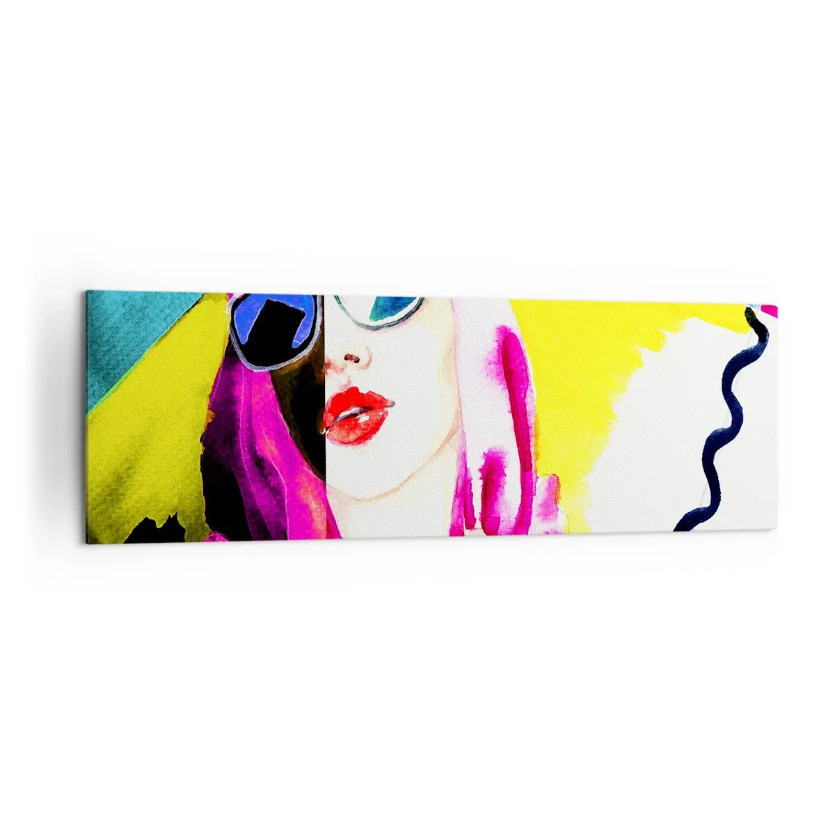 Tablou pe pânză - Nu sunt albă și nu sunt neagră - 160x50 cm