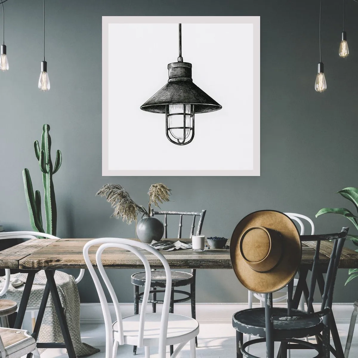 Poster - Cu mulți ani în urmă... - 60x60 cm