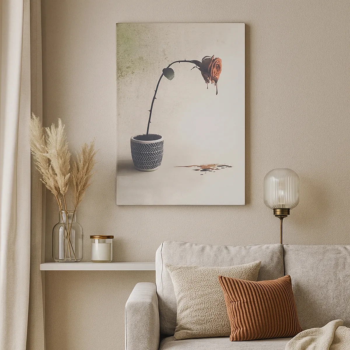 Tablou pe pânză - Rosa dolorosa - 50x70 cm