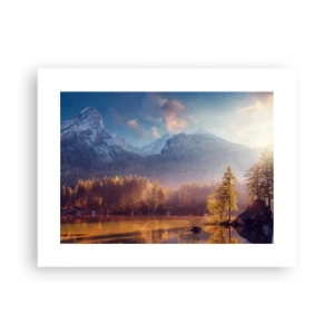 Poster - La munte și la deal - 40x30 cm